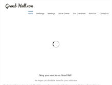 Tablet Screenshot of grand-hall.com